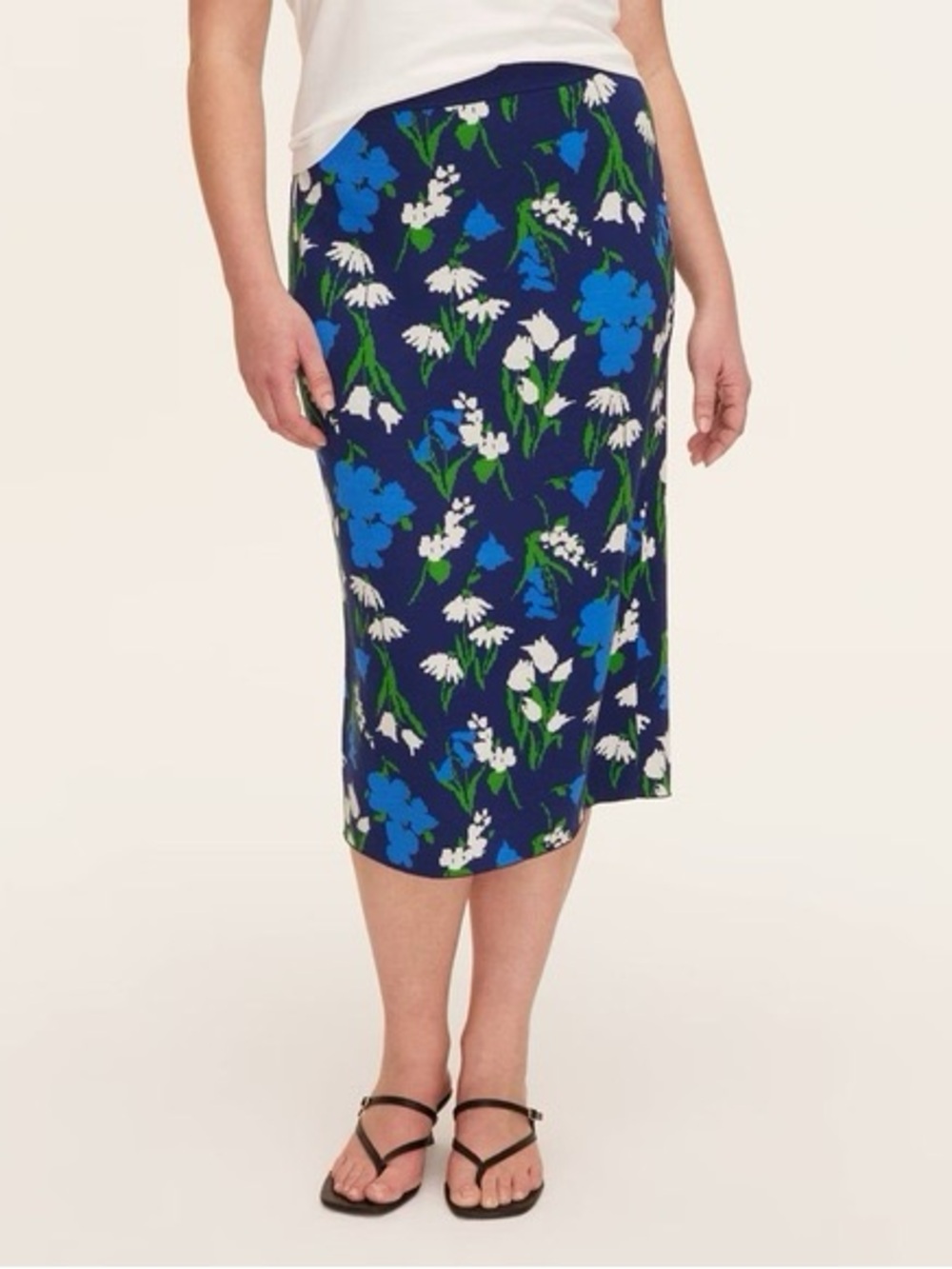 NWT Kate Spade x Target Mixed Floral Sweater Midi Skirt